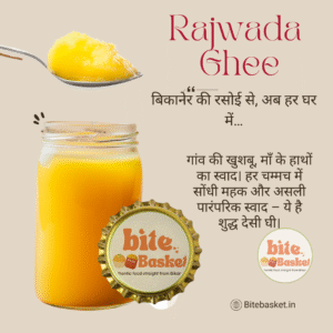 Rajwada Ghee 1L – 100% Pure Desi Cow Ghee, Traditional Bilona Method, High Nutritional Value