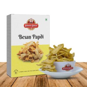 Besan Papdi 250gm crispy traditional Indian snack by Bishanlal Babulal