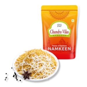 Chandra Vilas Cheese Garlic Sev | Cheese Namkeen | Cheese Sev – 1kg