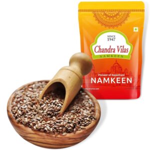 Chandra Vilas Roasted Flax Seeds | Salted Flax Seeds (Rock Salt) – 250g